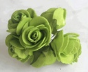 Foamroos Midi Groen 3 cm doos 84 stuks iets roest aan steeltje