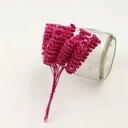 Foam Curly Stamen Bacca Pick Roserood 12 stuks