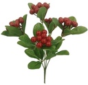 Bessentak Rood Kunstbloem 32 cm per stuk