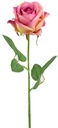 Zijden Roos Dark Pink Single 45 cm per stuk