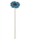 Gerbera 53 cm Teal Zijden bloemen / st 