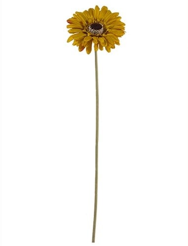 Gerbera Mauve Zijdenbloem 53 cm per stuk