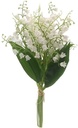 Lelietje van Dalen White Zijdenbloem Bundel 30 cm