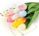Tulpen Multicolor Real Touch Foam 33 cm Bundel ca. 10 stuks