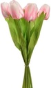 Tulpen Roze Zijden Merk: PURE 35 cm Bundel 7 stuks
