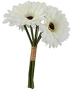 Gerbera Ivory Zijden Bundel 6 stuks