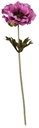 Anemoon Plum Zijdenbloem 37 cm per stuk
