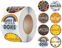 Sluitstickers Beloningstimulans beloning rond etiket 2,5 cm rol 500 labels