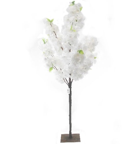 Bloesemboompje Zijden bloemen Wit 120 cm per stuk