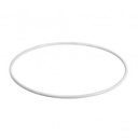 Metalen ring Wit gelakt 30 cm per stuk