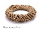 Krans van touw Rope Dikke krans 35 cm per stuk