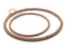 Krans Ring Dik omwikkeld met touw 40 cm per stuk