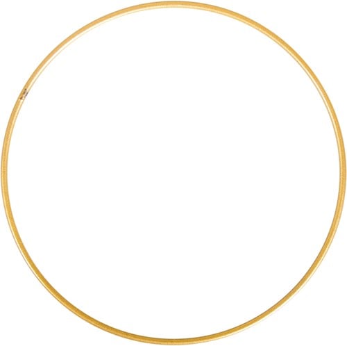Metalen ring Goud gelakt 25 cm per stuk