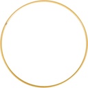 Metalen ring Goud gelakt 25 cm per stuk