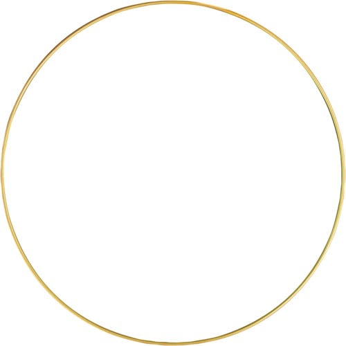 Metalen ring Goud gelakt 30 cm per stuk