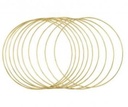 Metalen ring Goud gelakt 25 cm doos 10 stuks