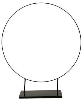 Metalen frame Ring op voet Dubbele poot Zwart Ø57,5x68,5 cm per stuk