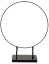 Metalen frame Ring op voet Dubbele poot Zwart Ø38x48 cm per stuk