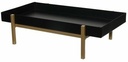 Metalen frame Tray op voet Zwart met Goud 30x15x8 cm per stuk