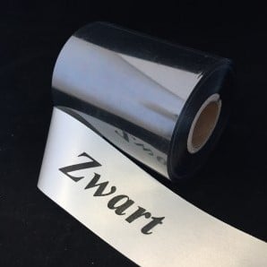 Inkt voor lintprinters Transferfilm Zwart 91 m x 110 mm Kleine kern