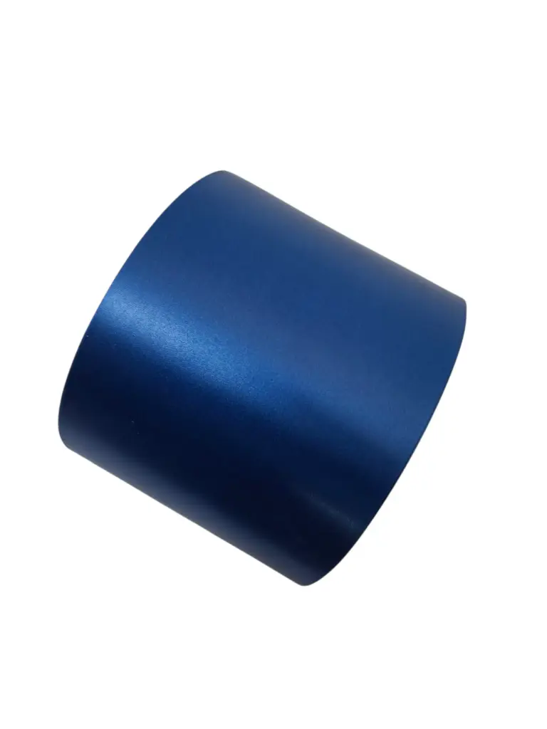 Zijdenlint Donkerblauw voor lintprinters 70 mm x 50 meter rol