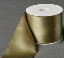 Dubbelsatijn Creative Ribbon Hellgrün Stevig voor lintprinters 75 mm x 25 m