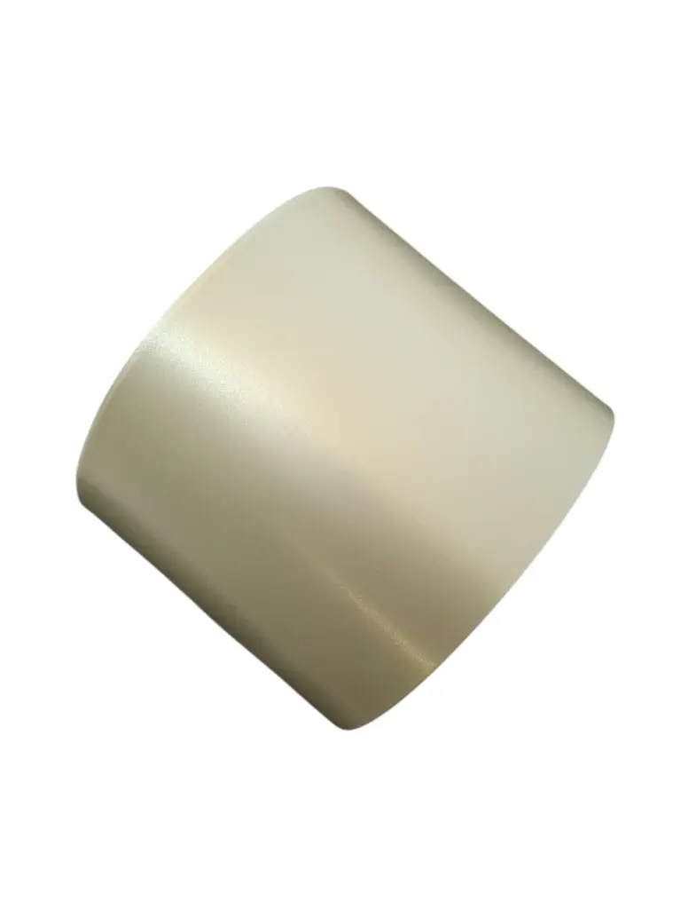 Zijdenlint Creme voor lintprinters 70 mm x 50 meter rol