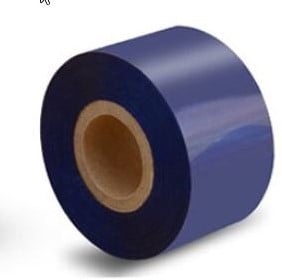 Inkt voor lintprinters Transferfilm Blauw 300 m x 30 mm Grote kern