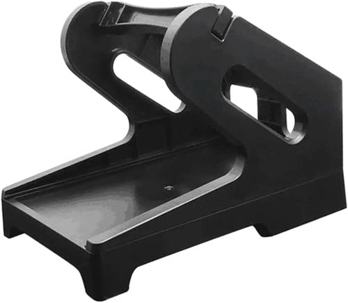 Labelrolhouder desktop zwart per stuk voor verzendetiketten of rollen lint