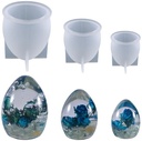 Siliconenmal Eivorm L Epoxy resin zeep kaarsen 70 mm per stuk
