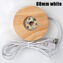Led bodem op usb M 80 mm voor Epoxy Resin en andere decoraties