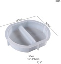 Siliconenmal Plat recht 07 reageerbuis Epoxy resin 16 cm per stuk