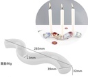 Siliconenmal Wave voor 3 kaarsen Epoxy resin 16 cm per stuk