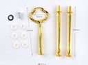 Benodigdheden voor siliconenmal Etagiere Goud 024318 voor epoxy resin en andere hobby's