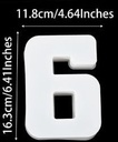 Siliconenmal Cijfer 6 of 9 voor Epoxy resin, zeep en kaarsen 16 cm per stuk