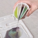 Siliconencup epoxy mengen 5 vaks per stuk voor epoxy resin, zeep en kaarsen