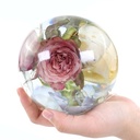 Siliconenmal Bol rond Epoxy resin zeep kaarsen 60 mm per stuk