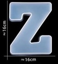 Siliconenmal 16 cm Letter Z voor Epoxy Resin, Zeep, Kaars etc