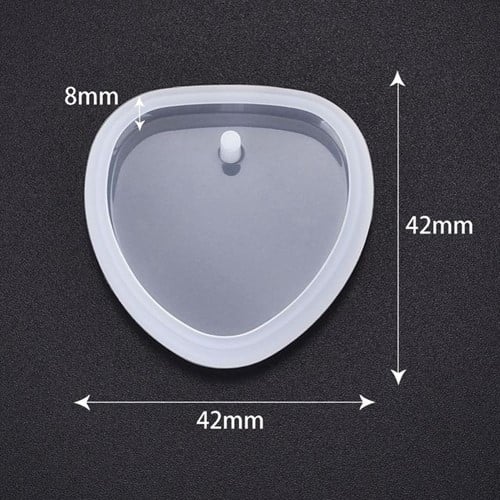 Siliconenmal Druppel voor sieraden of sleutelhanger Epoxy resin 16 cm per stuk