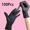 Handschoenen nitrile professioneel Zwart waterdicht en latexvrij voor salons en studio’s