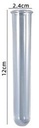Reageerbuis voor siliconenmal Clear 2.4x12 cm per stuk