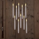 LEDkaars Floating Candle Magic Ivory Anna's Collection met timer Zwevende kaarsen met toverstaf 15 cm 10 stuks