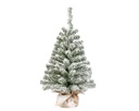 Imperial Kunst kerstboom, 75 cm, besneeuwd, jute zak, voor binnen