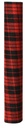 Decostof Tafelloper Tartan Schotse ruit Rood Zwart polyester Dessin A 200cm x 35cm
