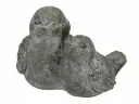 Vogel Koppel keramiek cement Old Green 16x9.5x11 cm