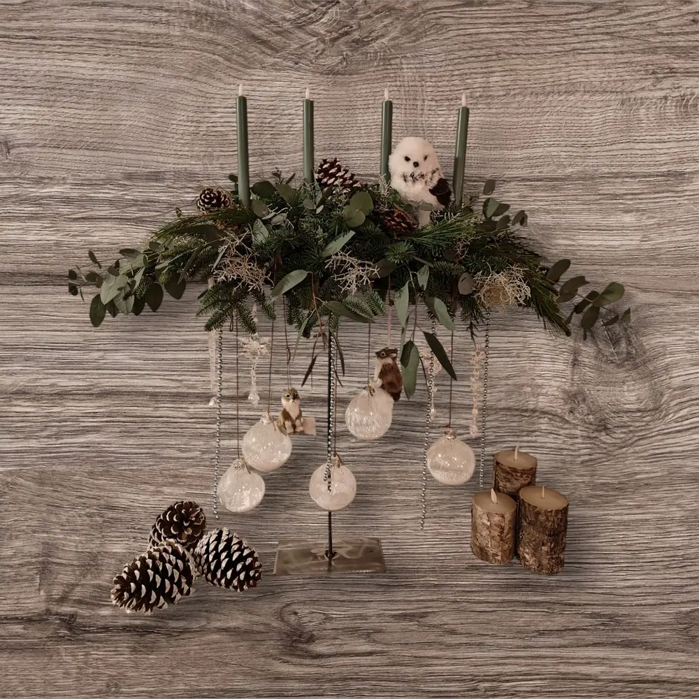 Metalen frame Bloemstukhouder hoge standaard met plaat 20x10x70 cm 8mm Zwaardere uitvoering