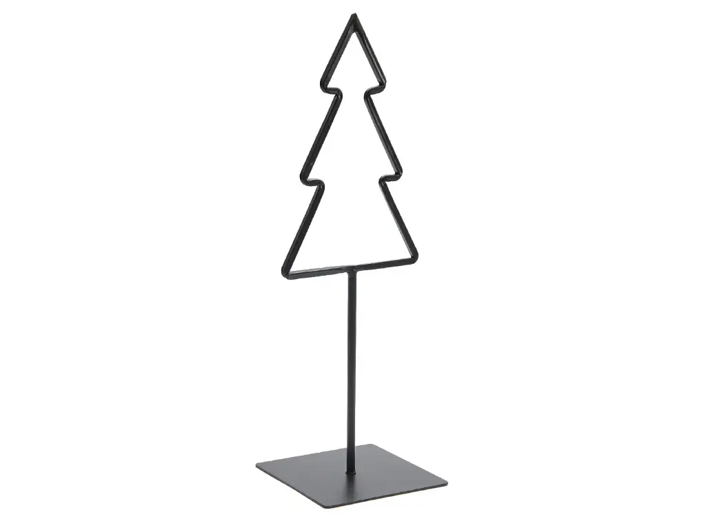 Metalen frame Kerstboom Boom op voet 'Basic' staand 44cm 