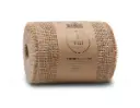 Jute band Naturel Soft open structuur 15 cm rol 10 meter kleinverpakking