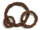 Actie Kransenset Rattan 50-36 en 23 cm per set van 3 op=op