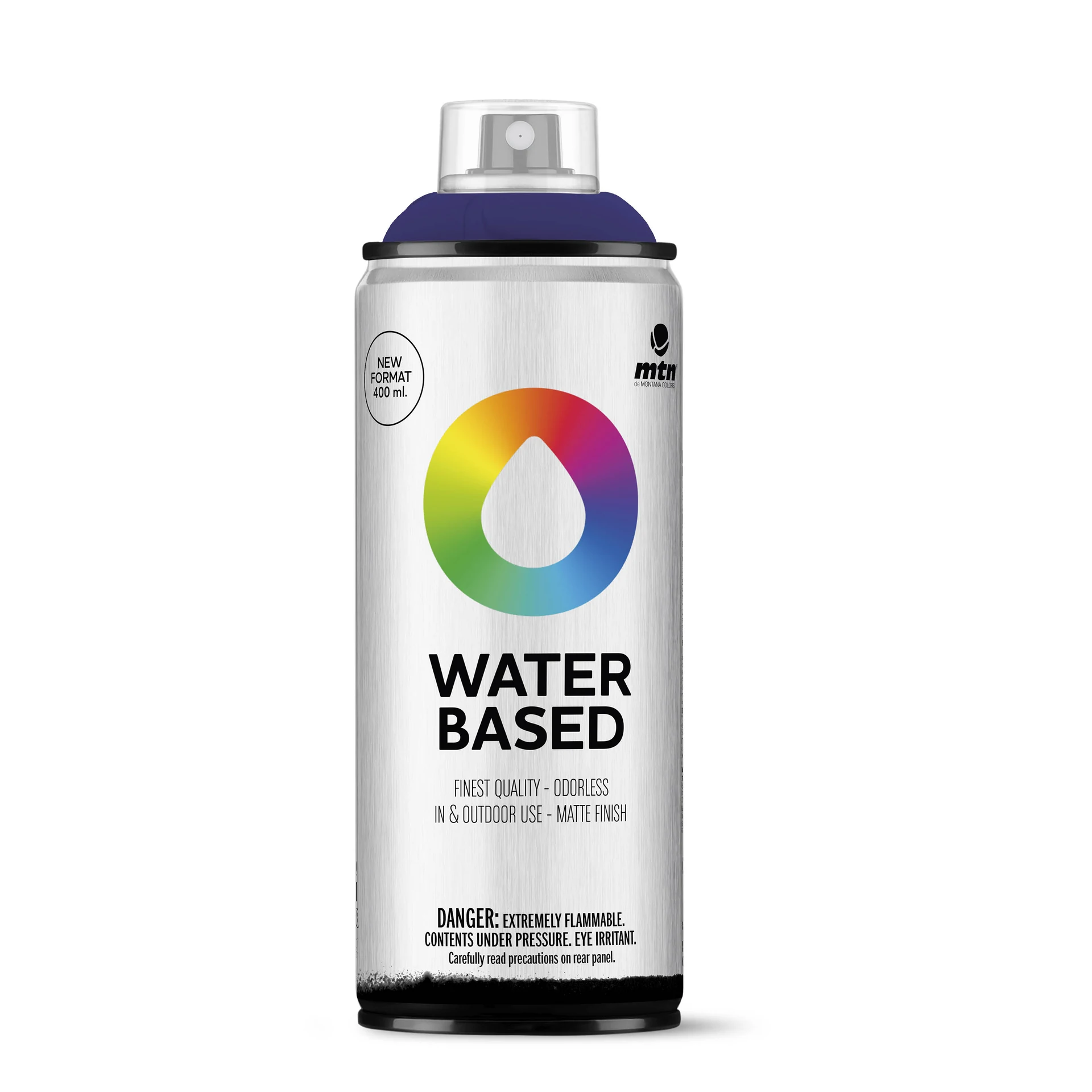 Flower Decor Verfspray Waterbasis voor Verse bloemen Styropor en Graffiti Dioxazine Purple Dark Cosmos Violet 400ml 